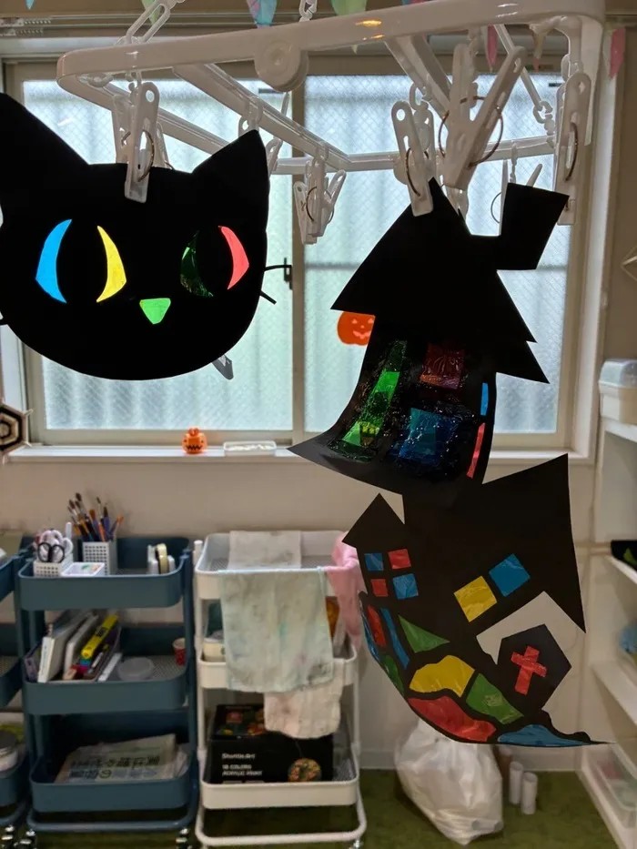 ハロウィン ステンドグラス風アート | おときちラボ_八王子横川
